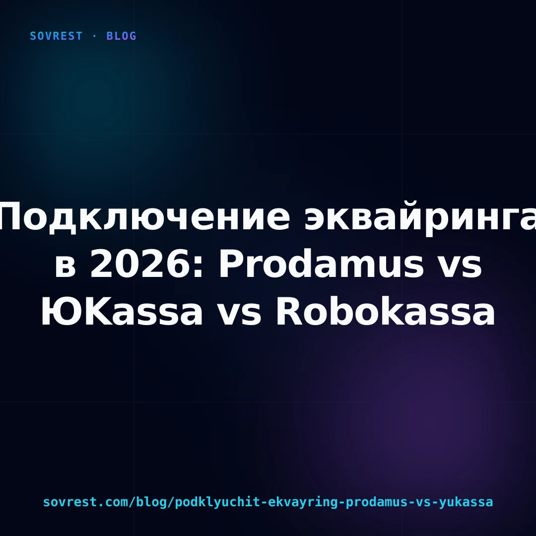 Подключение эквайринга в 2026: Prodamus vs ЮKassa vs Robokassa